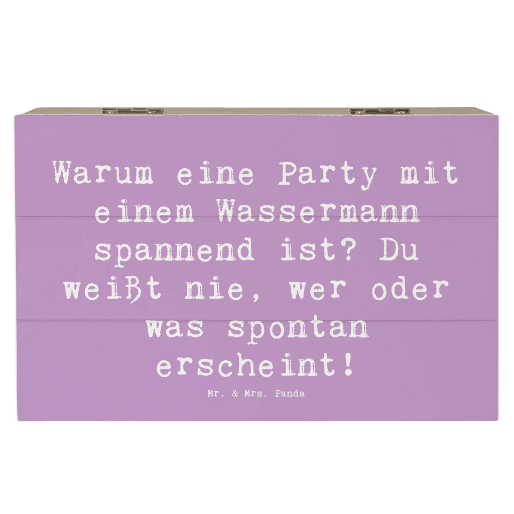 Wooden chest Saying Warum eine Party mit einem Wassermann spannend ist? Du weißt nie, wer oder was spontan erscheint! Geschenkdose, Holzkiste, Truhe, Kiste, Aufbewahrungsbox, Schatzkiste, Geschenkbox, XXL, Erinnerungsbox, Schatulle, Erinnerungskiste, Dekokiste, Tierkreiszeichen, Sternzeichen, Horoskop, Astrologie, Aszendent