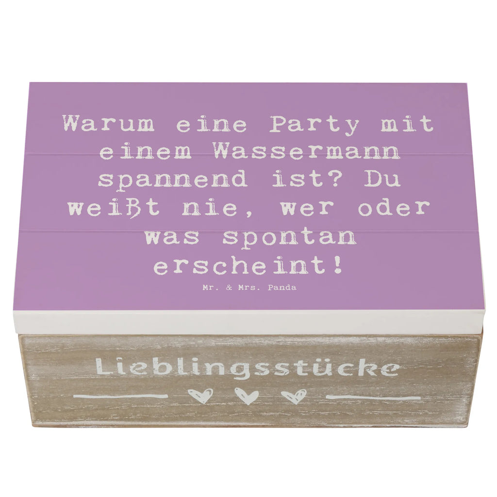 Wooden chest Saying Warum eine Party mit einem Wassermann spannend ist? Du weißt nie, wer oder was spontan erscheint! Geschenkdose, Holzkiste, Truhe, Kiste, Aufbewahrungsbox, Schatzkiste, Geschenkbox, XXL, Erinnerungsbox, Schatulle, Erinnerungskiste, Dekokiste, Tierkreiszeichen, Sternzeichen, Horoskop, Astrologie, Aszendent