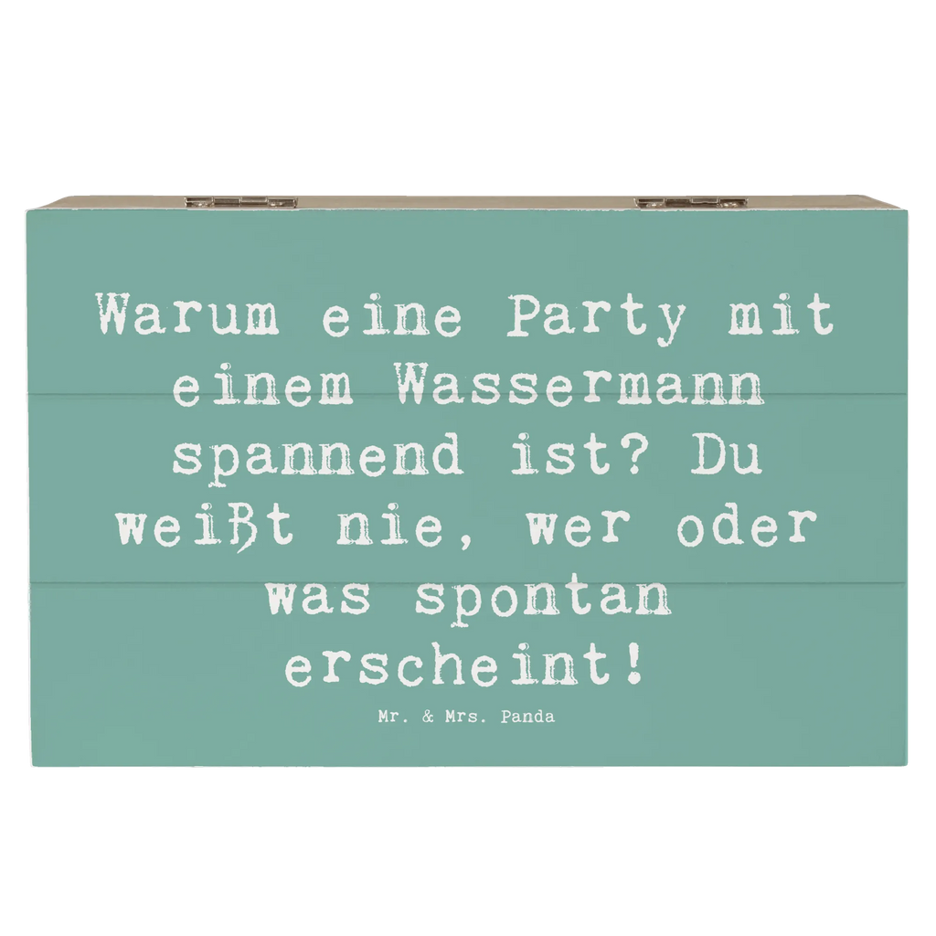 Wooden chest Saying Warum eine Party mit einem Wassermann spannend ist? Du weißt nie, wer oder was spontan erscheint! Geschenkdose, Holzkiste, Truhe, Kiste, Aufbewahrungsbox, Schatzkiste, Geschenkbox, XXL, Erinnerungsbox, Schatulle, Erinnerungskiste, Dekokiste, Tierkreiszeichen, Sternzeichen, Horoskop, Astrologie, Aszendent