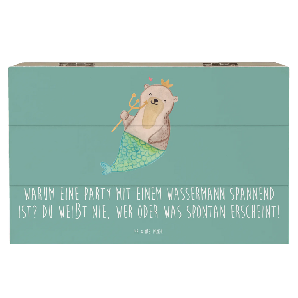 Holzkiste Wassermann Party Schatzkiste, Dekokiste, Holzkiste, Erinnerungskiste, Aufbewahrungsbox, Erinnerungsbox, Kiste, Truhe, Schatulle, Geschenkbox, Geschenkdose, XXL, Tierkreiszeichen, Sternzeichen, Horoskop, Astrologie, Aszendent