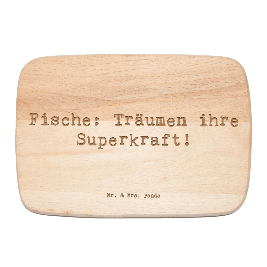 Serving board Saying Fische: Träumen ihre Superkraft! breakfast board, cutting board, Board, constellations, birthdays, astrology, zodiac, date of birth, month of birth