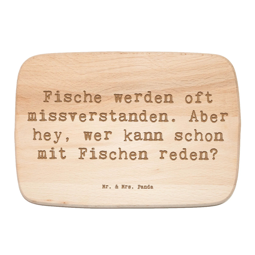 Śniadaniowa deska Przysłowie Fische werden oft missverstanden. Aber hey, wer kann schon mit Fischen reden? Znak zodiaku, gwiazdozbiór, horoskop, astrologia, ascendent