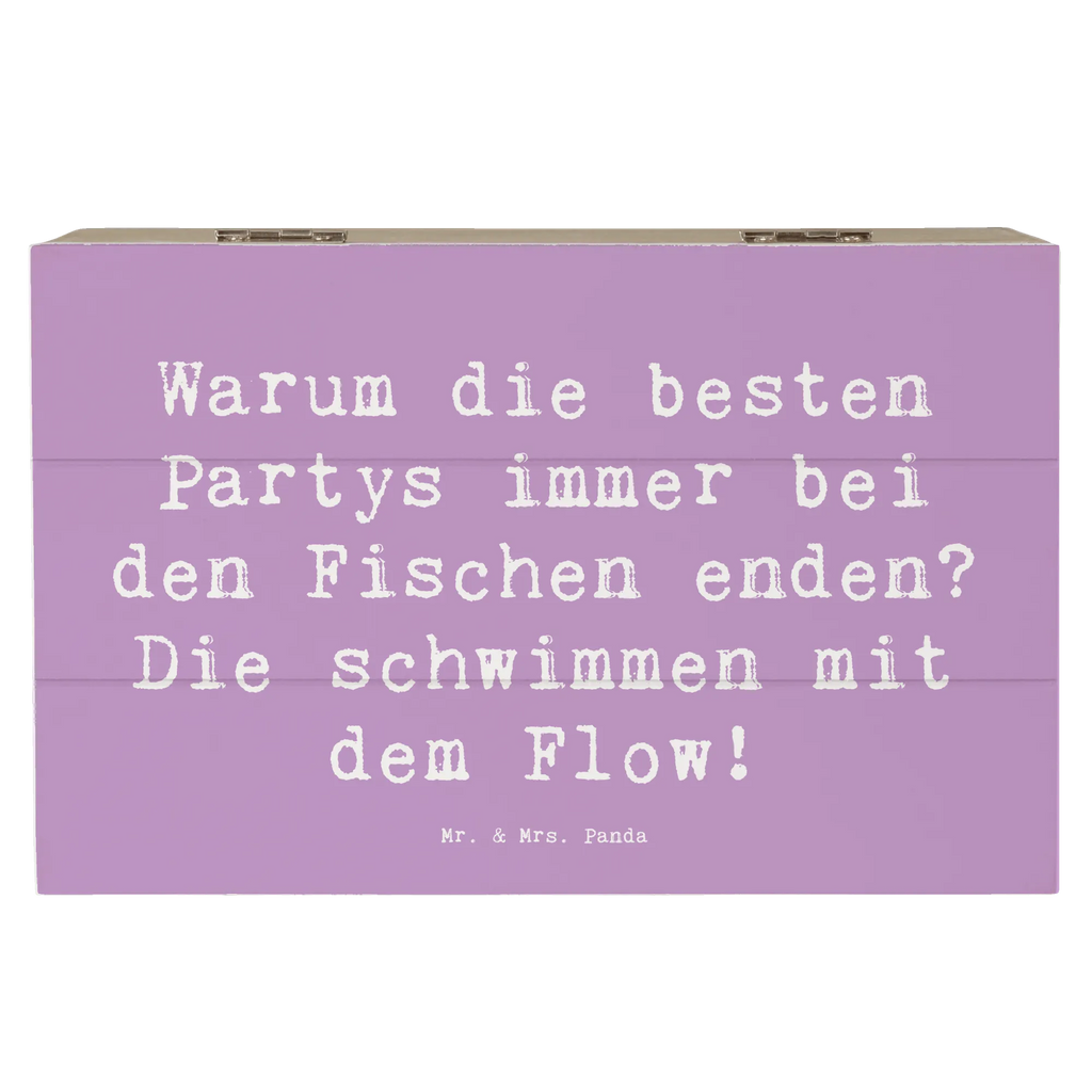Wooden chest Saying Warum die besten Partys immer bei den Fischen enden? Die schwimmen mit dem Flow! Holzkiste, Kiste, Truhe, Geschenkdose, Erinnerungsbox, XXL, Dekokiste, Geschenkbox, Schatzkiste, Erinnerungskiste, Schatulle, Aufbewahrungsbox, Tierkreiszeichen, Sternzeichen, Horoskop, Astrologie, Aszendent