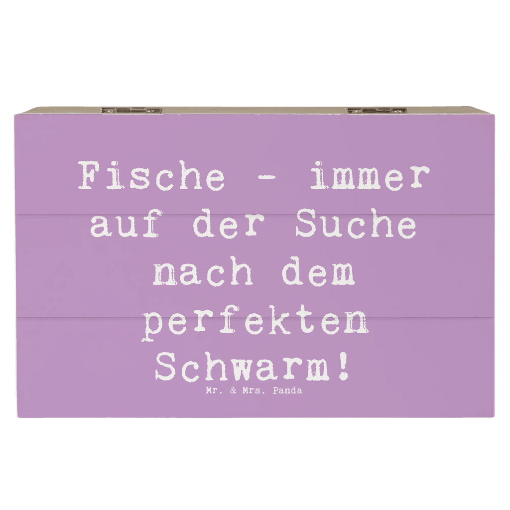 Holzkiste Spruch Fische Schwarm Geschenkdose, Schatulle, XXL, Geschenkbox, Erinnerungskiste, Erinnerungsbox, Truhe, Dekokiste, Aufbewahrungsbox, Holzkiste, Kiste, Schatzkiste, Tierkreiszeichen, Sternzeichen, Horoskop, Astrologie, Aszendent