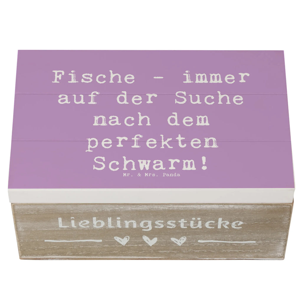Holzkiste Spruch Fische Schwarm Geschenkdose, Schatulle, XXL, Geschenkbox, Erinnerungskiste, Erinnerungsbox, Truhe, Dekokiste, Aufbewahrungsbox, Holzkiste, Kiste, Schatzkiste, Tierkreiszeichen, Sternzeichen, Horoskop, Astrologie, Aszendent