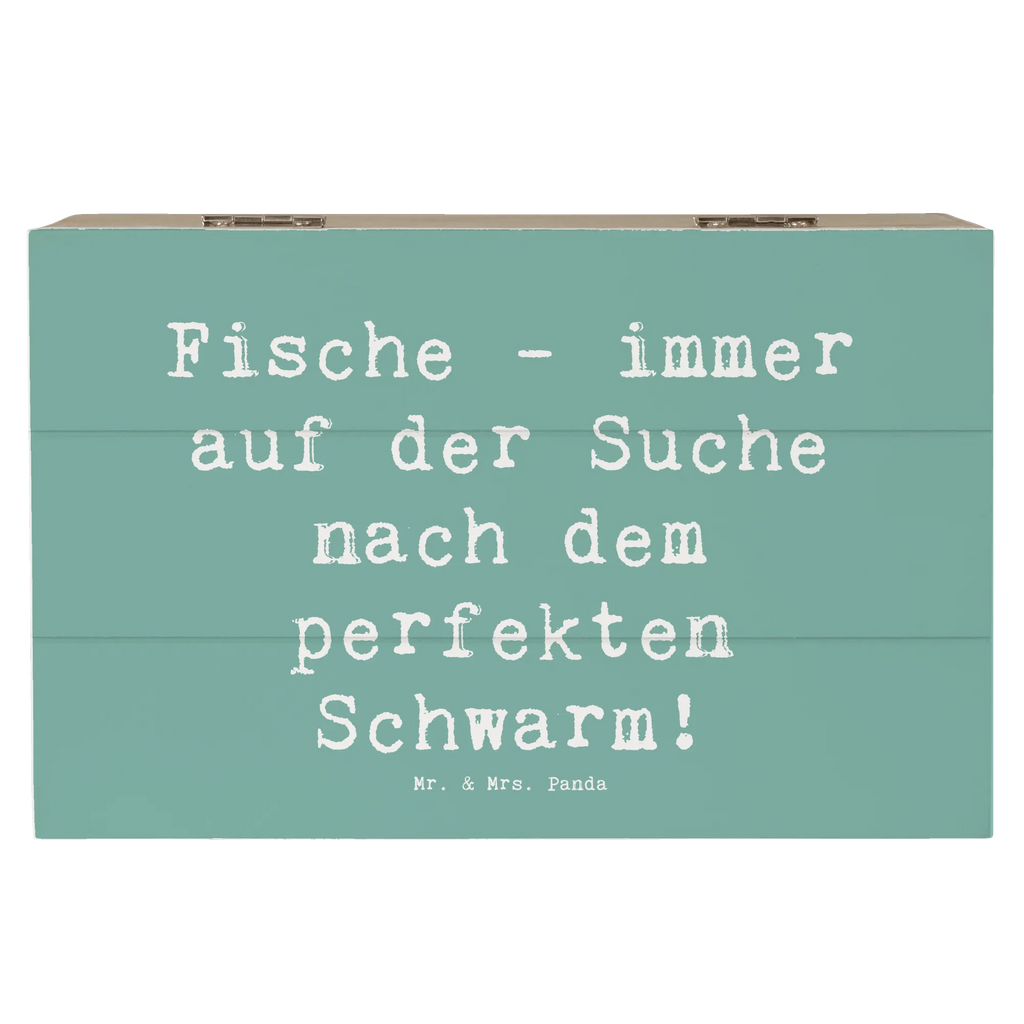 Holzkiste Spruch Fische Schwarm Geschenkdose, Schatulle, XXL, Geschenkbox, Erinnerungskiste, Erinnerungsbox, Truhe, Dekokiste, Aufbewahrungsbox, Holzkiste, Kiste, Schatzkiste, Tierkreiszeichen, Sternzeichen, Horoskop, Astrologie, Aszendent