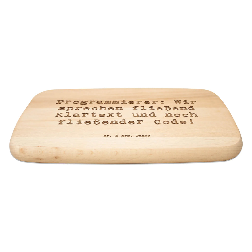 Serving board Saying Programmierer: Wir sprechen fließend Klartext und noch fließender Code! breakfast board, cutting board, Board, gift, gift idea, best, farewell gift, passing exam, anniversary, retirement, promotion, job start, sayings, funny, profession