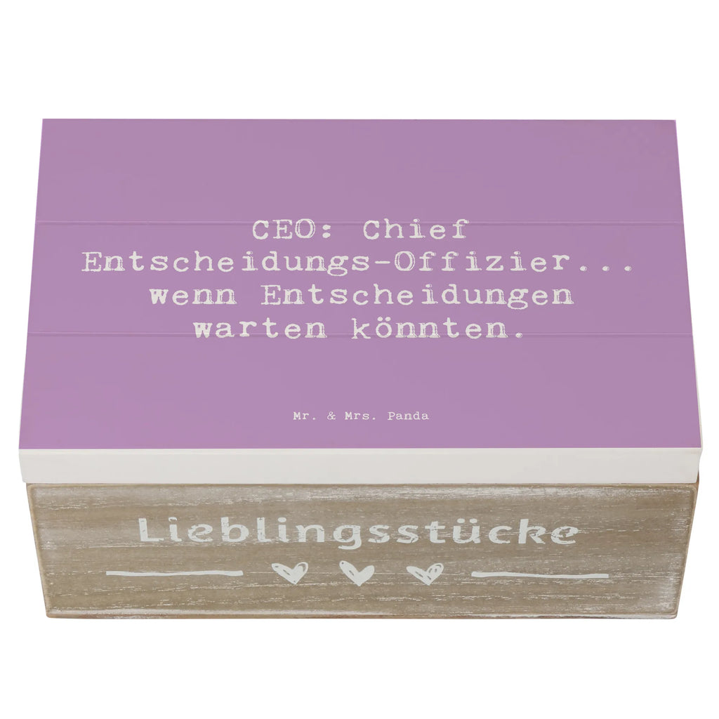 Holzkiste Spruch CEO Entscheidungen Erinnerungsbox, Dekokiste, Holzkiste, Kiste, Schatulle, Geschenkdose, Schatzkiste, Aufbewahrungsbox, Geschenkbox, Erinnerungskiste, Truhe, XXL, Beruf, Ausbildung, Jubiläum, Abschied, Rente, Kollege, Kollegin, Geschenk, Schenken, Arbeitskollege, Mitarbeiter, Firma, Danke, Dankeschön