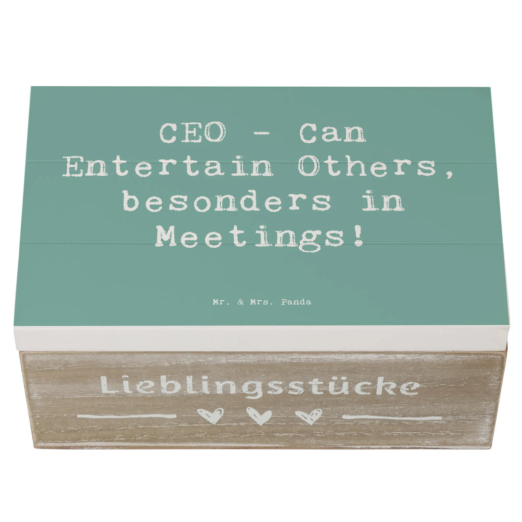 Wooden chest Saying CEO - Can Entertain Others, besonders in Meetings! Geschenkdose, Holzkiste, Truhe, Schatzkiste, Schatulle, XXL, Aufbewahrungsbox, Dekokiste, Erinnerungskiste, Kiste, Geschenkbox, Erinnerungsbox, Beruf, Ausbildung, Jubiläum, Abschied, Rente, Kollege, Kollegin, Geschenk, Schenken, Arbeitskollege, Mitarbeiter, Firma, Danke, Dankeschön