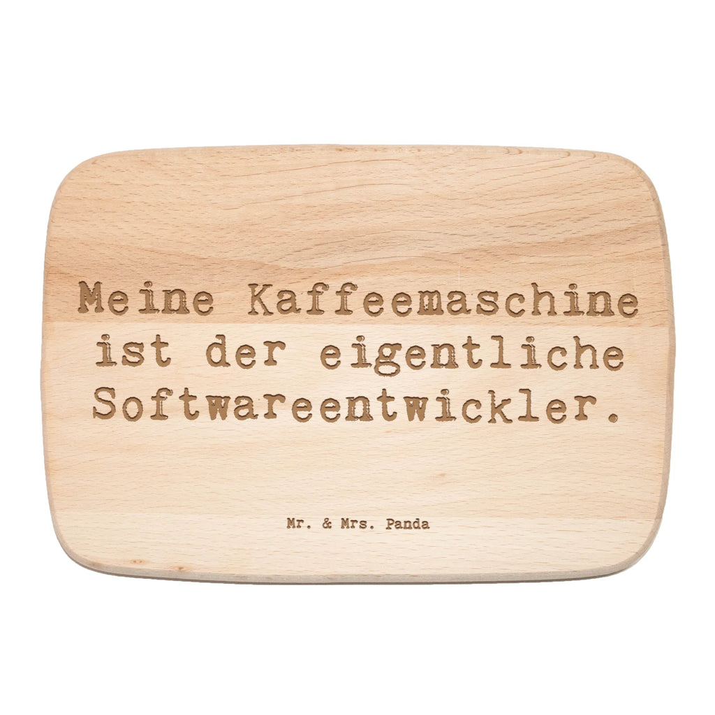 Śniadaniowa deska Przysłowie Meine Kaffeemaschine ist der eigentliche Softwareentwickler. Zawód, Wykształcenie, Jubileusz, Pożegnanie, Emerytura, Kolega, Koleżanka, Prezent, Dawać, Pracownik, Współpracownik, Firma, Dziękuję, Dziękuję bardzo
