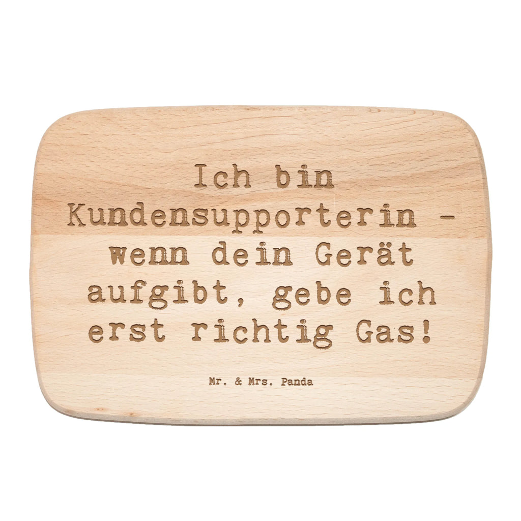 Serving board Saying Ich bin Kundensupporterin - wenn dein Gerät aufgibt, gebe ich erst richtig Gas! Board, cutting board, breakfast board, gift, gift idea, best, farewell gift, passing exam, anniversary, retirement, promotion, job start, sayings, funny, profession