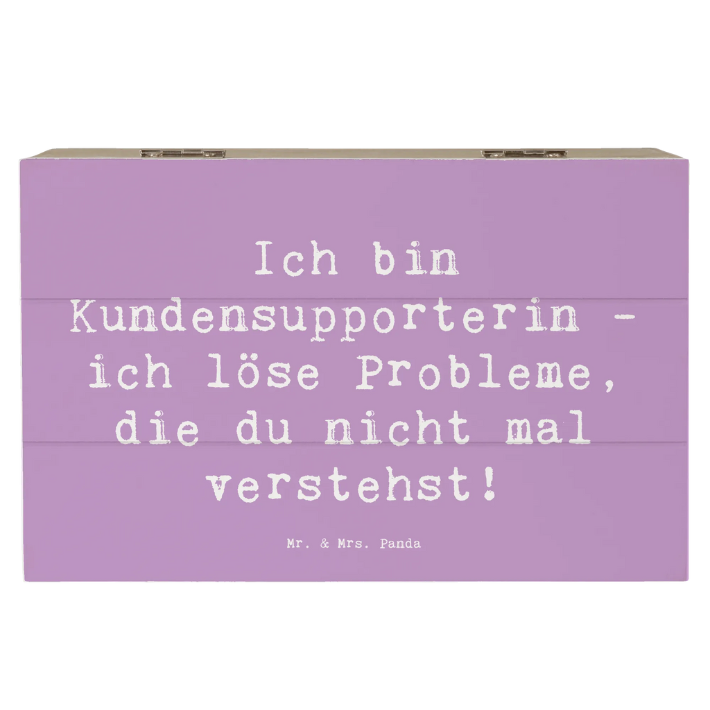 Wooden chest Saying Ich bin Kundensupporterin - ich löse Probleme, die du nicht mal verstehst! Erinnerungskiste, Holzkiste, Geschenkbox, Truhe, Erinnerungsbox, Kiste, Dekokiste, XXL, Geschenkdose, Aufbewahrungsbox, Schatulle, Schatzkiste, Beruf, Ausbildung, Jubiläum, Abschied, Rente, Kollege, Kollegin, Geschenk, Schenken, Arbeitskollege, Mitarbeiter, Firma, Danke, Dankeschön