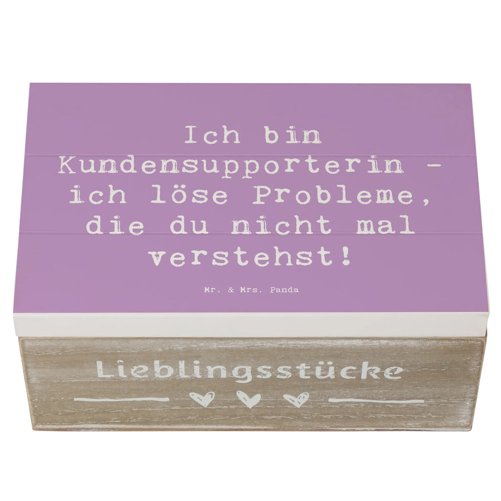 Wooden chest Saying Ich bin Kundensupporterin - ich löse Probleme, die du nicht mal verstehst! Erinnerungskiste, Holzkiste, Geschenkbox, Truhe, Erinnerungsbox, Kiste, Dekokiste, XXL, Geschenkdose, Aufbewahrungsbox, Schatulle, Schatzkiste, Beruf, Ausbildung, Jubiläum, Abschied, Rente, Kollege, Kollegin, Geschenk, Schenken, Arbeitskollege, Mitarbeiter, Firma, Danke, Dankeschön