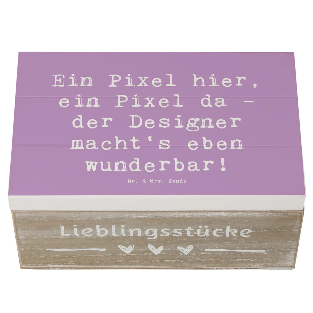 Wooden chest Saying Ein Pixel hier, ein Pixel da - der Designer macht's eben wunderbar! Geschenkdose, Holzkiste, Dekokiste, Erinnerungskiste, Aufbewahrungsbox, Kiste, Schatzkiste, Truhe, Geschenkbox, XXL, Schatulle, Erinnerungsbox, Beruf, Ausbildung, Jubiläum, Abschied, Rente, Kollege, Kollegin, Geschenk, Schenken, Arbeitskollege, Mitarbeiter, Firma, Danke, Dankeschön