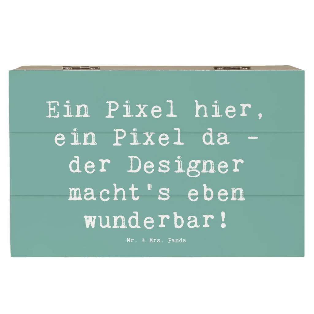 Wooden chest Saying Ein Pixel hier, ein Pixel da - der Designer macht's eben wunderbar! Geschenkdose, Holzkiste, Dekokiste, Erinnerungskiste, Aufbewahrungsbox, Kiste, Schatzkiste, Truhe, Geschenkbox, XXL, Schatulle, Erinnerungsbox, Beruf, Ausbildung, Jubiläum, Abschied, Rente, Kollege, Kollegin, Geschenk, Schenken, Arbeitskollege, Mitarbeiter, Firma, Danke, Dankeschön