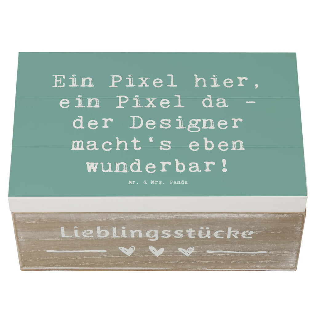 Wooden chest Saying Ein Pixel hier, ein Pixel da - der Designer macht's eben wunderbar! Geschenkdose, Holzkiste, Dekokiste, Erinnerungskiste, Aufbewahrungsbox, Kiste, Schatzkiste, Truhe, Geschenkbox, XXL, Schatulle, Erinnerungsbox, Beruf, Ausbildung, Jubiläum, Abschied, Rente, Kollege, Kollegin, Geschenk, Schenken, Arbeitskollege, Mitarbeiter, Firma, Danke, Dankeschön