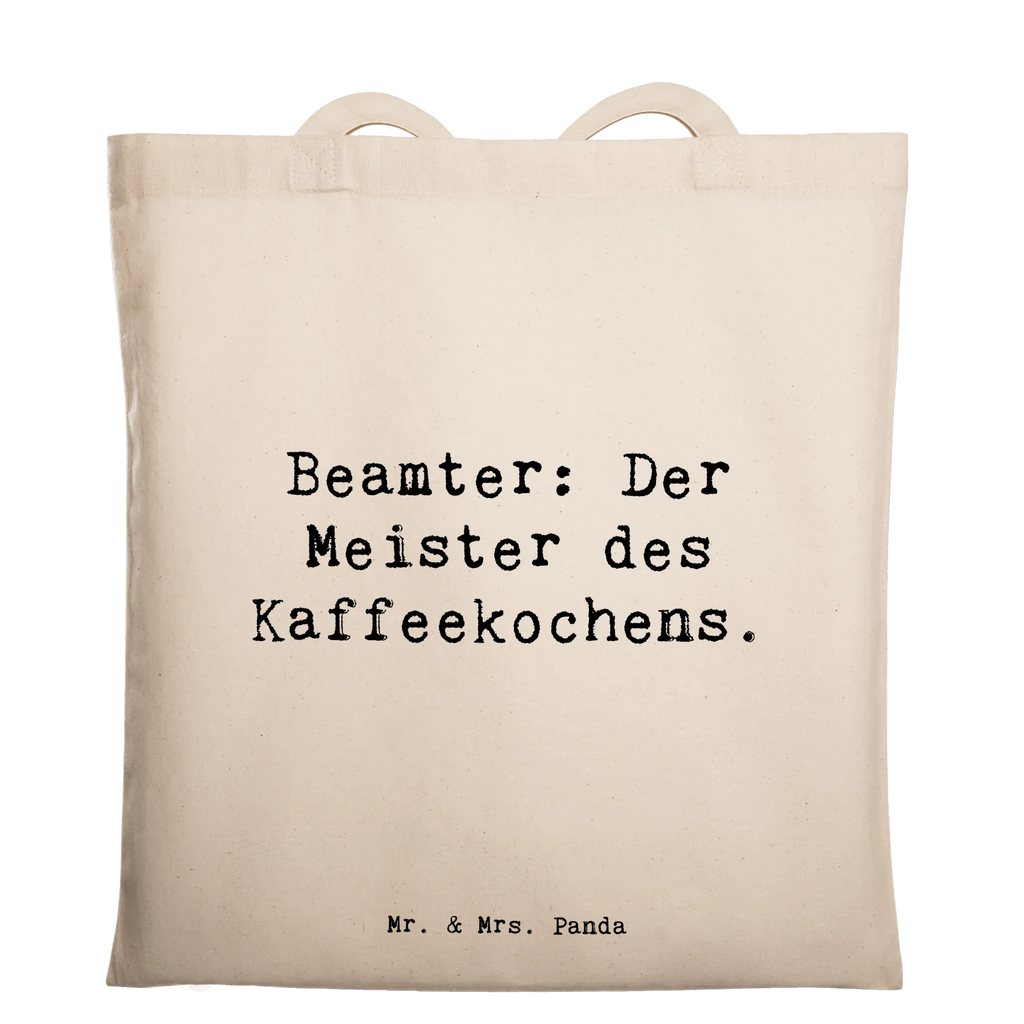 Tote bag Saying Beamter: Der Meister des Kaffeekochens. Stofftasche, Stoffbeutel, Shopper, Strandtasche, Jutetasche, Umhängetasche, Beutel, Laptoptasche, Tasche, Jutebeutel, Einkaufstasche, Badetasche, Einkaufstüte, Tragetasche, Schultertasche, Beuteltasche, Beruf, Ausbildung, Jubiläum, Abschied, Rente, Kollege, Kollegin, Geschenk, Schenken, Arbeitskollege, Mitarbeiter, Firma, Danke, Dankeschön