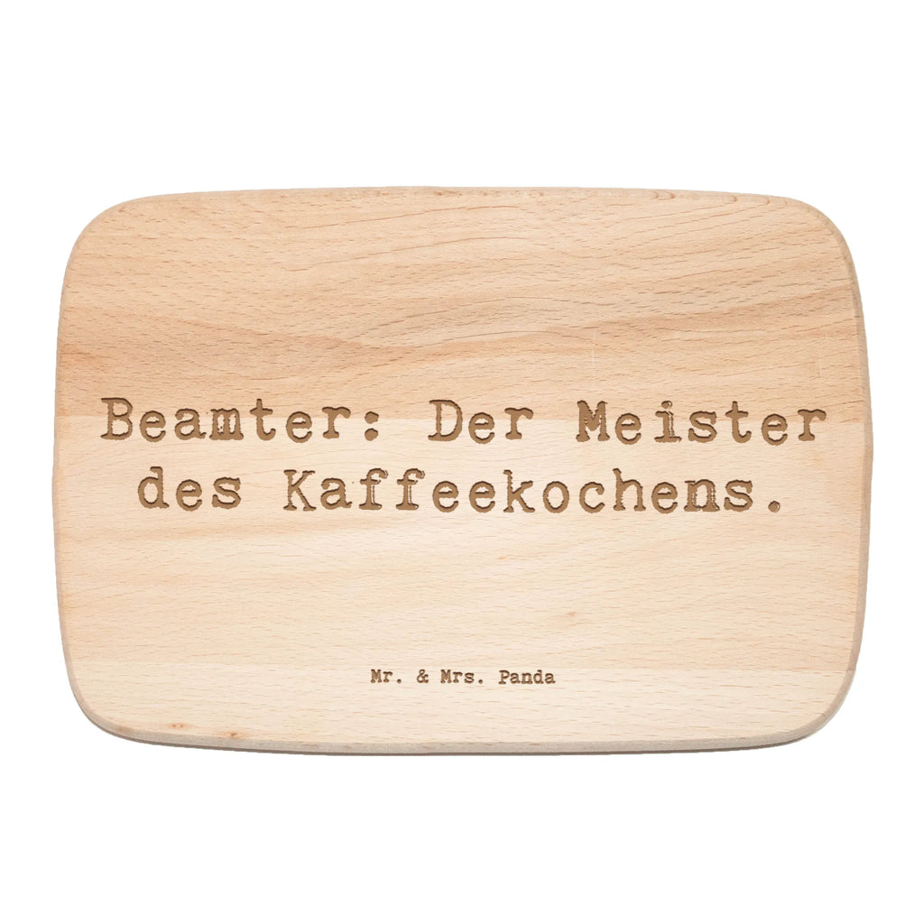 Serving board Saying Beamter: Der Meister des Kaffeekochens. Board, breakfast board, cutting board, gift, gift idea, best, farewell gift, passing exam, anniversary, retirement, promotion, job start, sayings, funny, profession