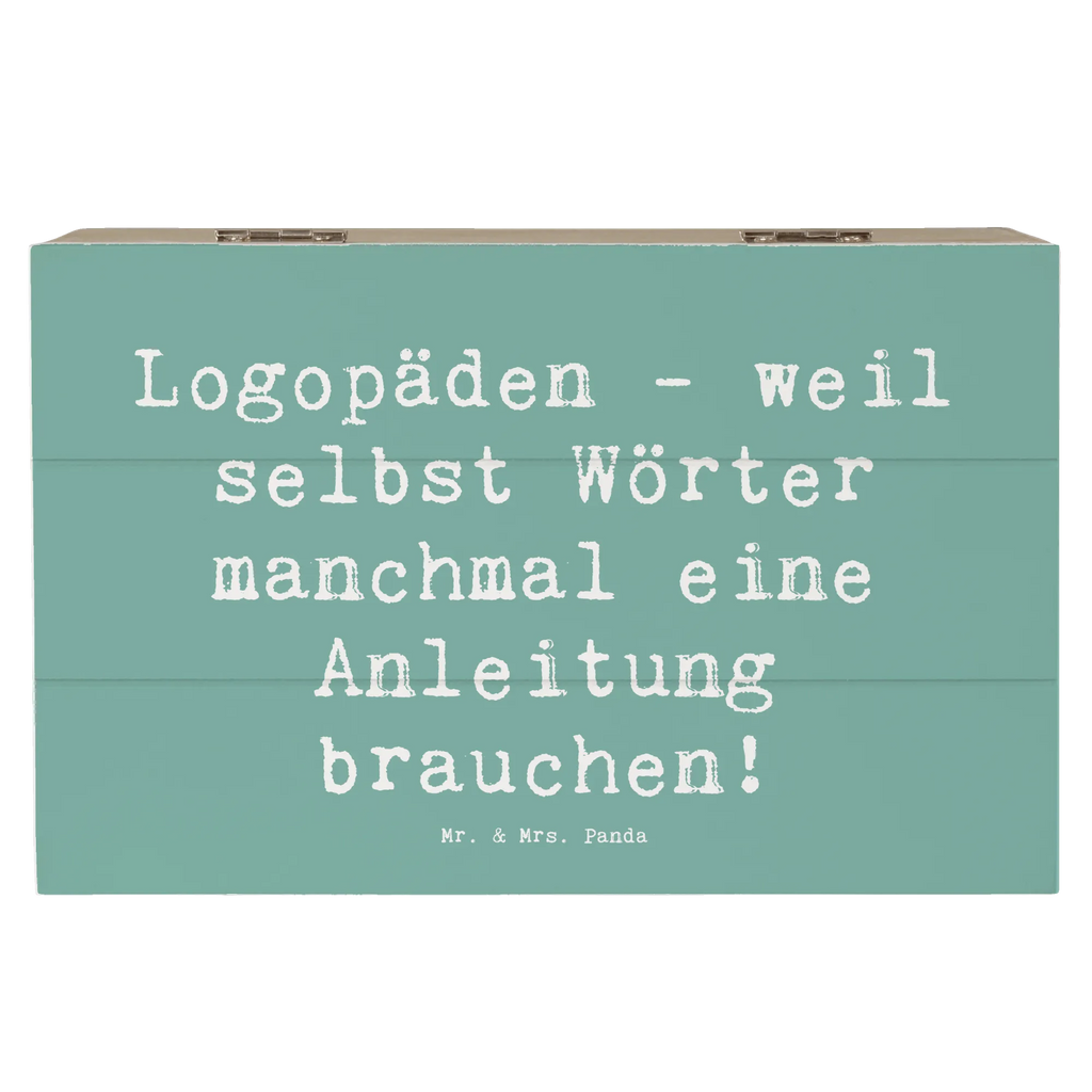 Wooden chest Saying Logopäden - weil selbst Wörter manchmal eine Anleitung brauchen! Kiste, Dekokiste, Geschenkbox, Erinnerungskiste, Erinnerungsbox, XXL, Schatulle, Holzkiste, Geschenkdose, Aufbewahrungsbox, Truhe, Schatzkiste, Beruf, Ausbildung, Jubiläum, Abschied, Rente, Kollege, Kollegin, Geschenk, Schenken, Arbeitskollege, Mitarbeiter, Firma, Danke, Dankeschön