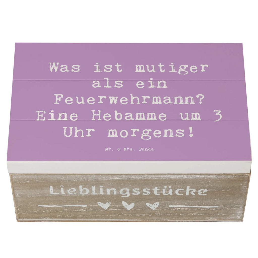 Wooden chest Saying Was ist mutiger als ein Feuerwehrmann? Eine Hebamme um 3 Uhr morgens! Erinnerungskiste, Geschenkdose, XXL, Erinnerungsbox, Geschenkbox, Kiste, Holzkiste, Aufbewahrungsbox, Schatulle, Truhe, Dekokiste, Schatzkiste, Beruf, Ausbildung, Jubiläum, Abschied, Rente, Kollege, Kollegin, Geschenk, Schenken, Arbeitskollege, Mitarbeiter, Firma, Danke, Dankeschön