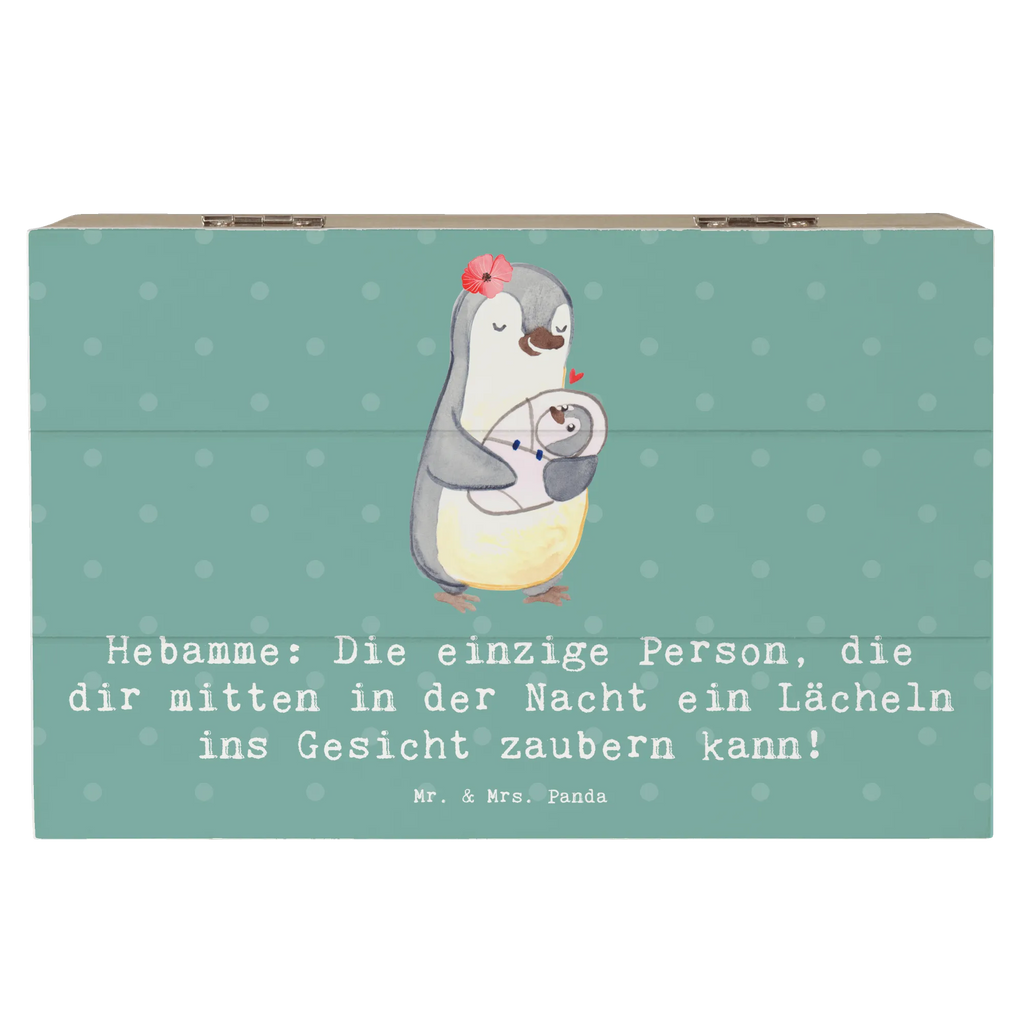 Wooden chest Hebamme: Die einzige Person, die dir mitten in der Nacht ein Lächeln ins Gesicht zaubern kann! Geschenkbox, Aufbewahrungsbox, Geschenkdose, Erinnerungskiste, Kiste, Dekokiste, Holzkiste, Erinnerungsbox, Truhe, Schatulle, XXL, Schatzkiste, Beruf, Ausbildung, Jubiläum, Abschied, Rente, Kollege, Kollegin, Geschenk, Schenken, Arbeitskollege, Mitarbeiter, Firma, Danke, Dankeschön