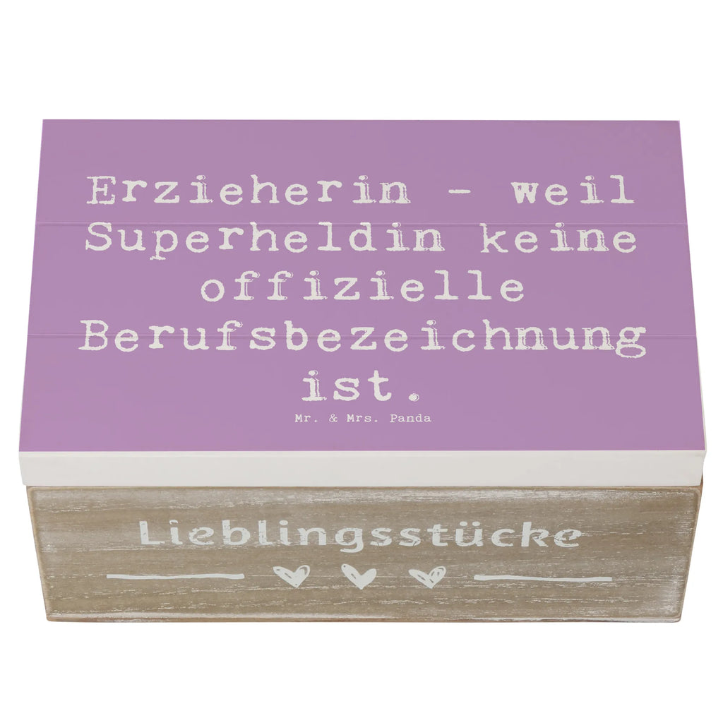 Wooden chest Saying Erzieherin - weil Superheldin keine offizielle Berufsbezeichnung ist. Erinnerungskiste, Aufbewahrungsbox, Geschenkdose, Holzkiste, Dekokiste, Truhe, Geschenkbox, Erinnerungsbox, Kiste, Schatulle, Schatzkiste, XXL, Beruf, Ausbildung, Jubiläum, Abschied, Rente, Kollege, Kollegin, Geschenk, Schenken, Arbeitskollege, Mitarbeiter, Firma, Danke, Dankeschön