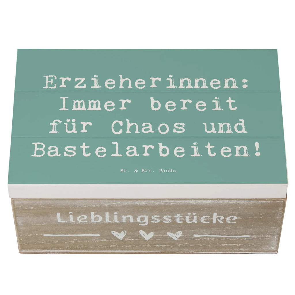 Wooden chest Saying Erzieherinnen: Immer bereit für Chaos und Bastelarbeiten! aufbewahrungskisten, aufbewahrungsboxen, Box aus Holz, Holzboxen, aufbewahrungstruhe, Aufbewahrungskiste, Holzbox mit Deckel, holzschachtel, holzschatulle, kiste holz, box holz, aufbewahrungskiste mit deckel, Aufbewahrungsbox, Aufbewahrungsbox aus Holz, Schatulle, holztruhen, holzkästchen, truhe holz, Aufbewahrungsbox Holz, Holztruhe, Holzbox, Holzkiste mit Deckel, Holz Aufbewahrungsbox, Holzkisten, Holzkiste, Geschenk, Danke, Dankeschön, Schenken, Beruf, Ausbildung, Abschied, Rente, Kollege, Kollegin, Arbeitskollege, Mitarbeiter, Jubiläum, Firma