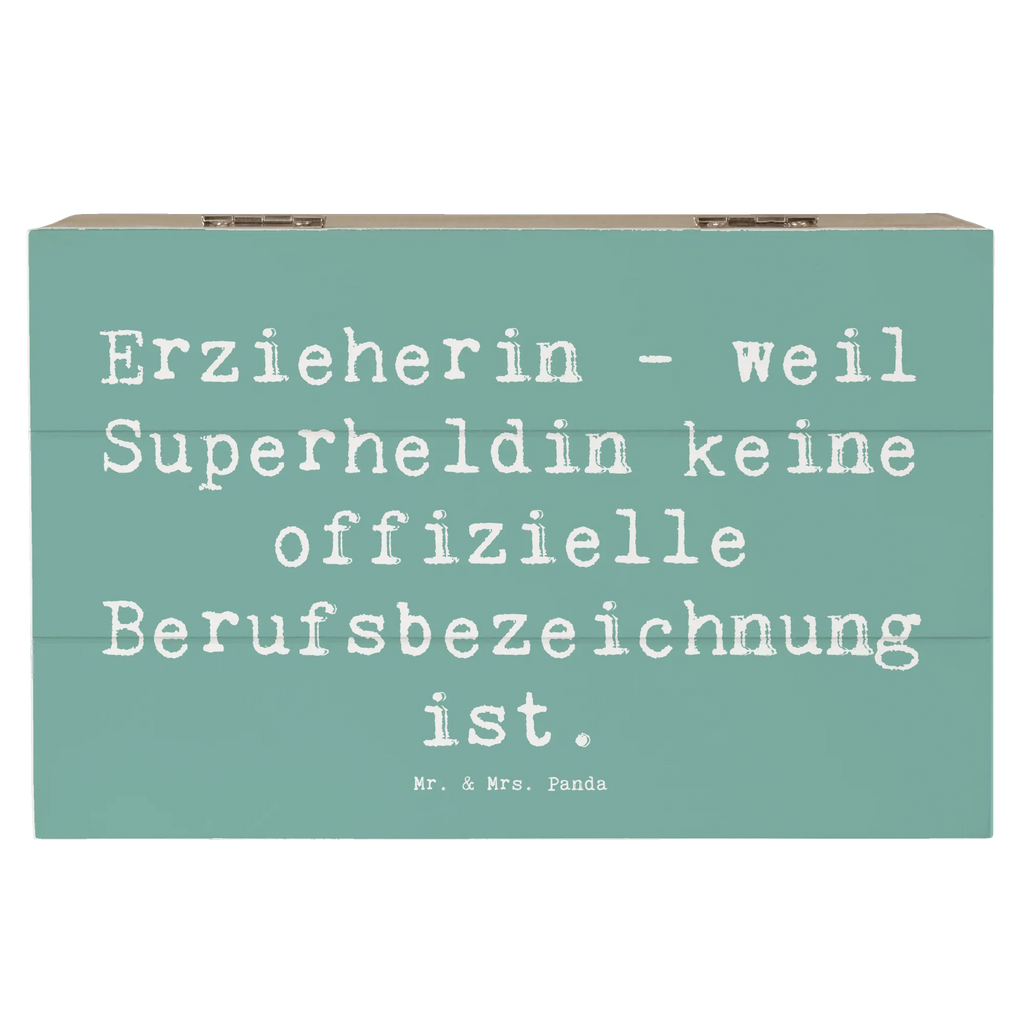 Wooden chest Saying Erzieherin - weil Superheldin keine offizielle Berufsbezeichnung ist. Erinnerungskiste, Aufbewahrungsbox, Geschenkdose, Holzkiste, Dekokiste, Truhe, Geschenkbox, Erinnerungsbox, Kiste, Schatulle, Schatzkiste, XXL, Beruf, Ausbildung, Jubiläum, Abschied, Rente, Kollege, Kollegin, Geschenk, Schenken, Arbeitskollege, Mitarbeiter, Firma, Danke, Dankeschön