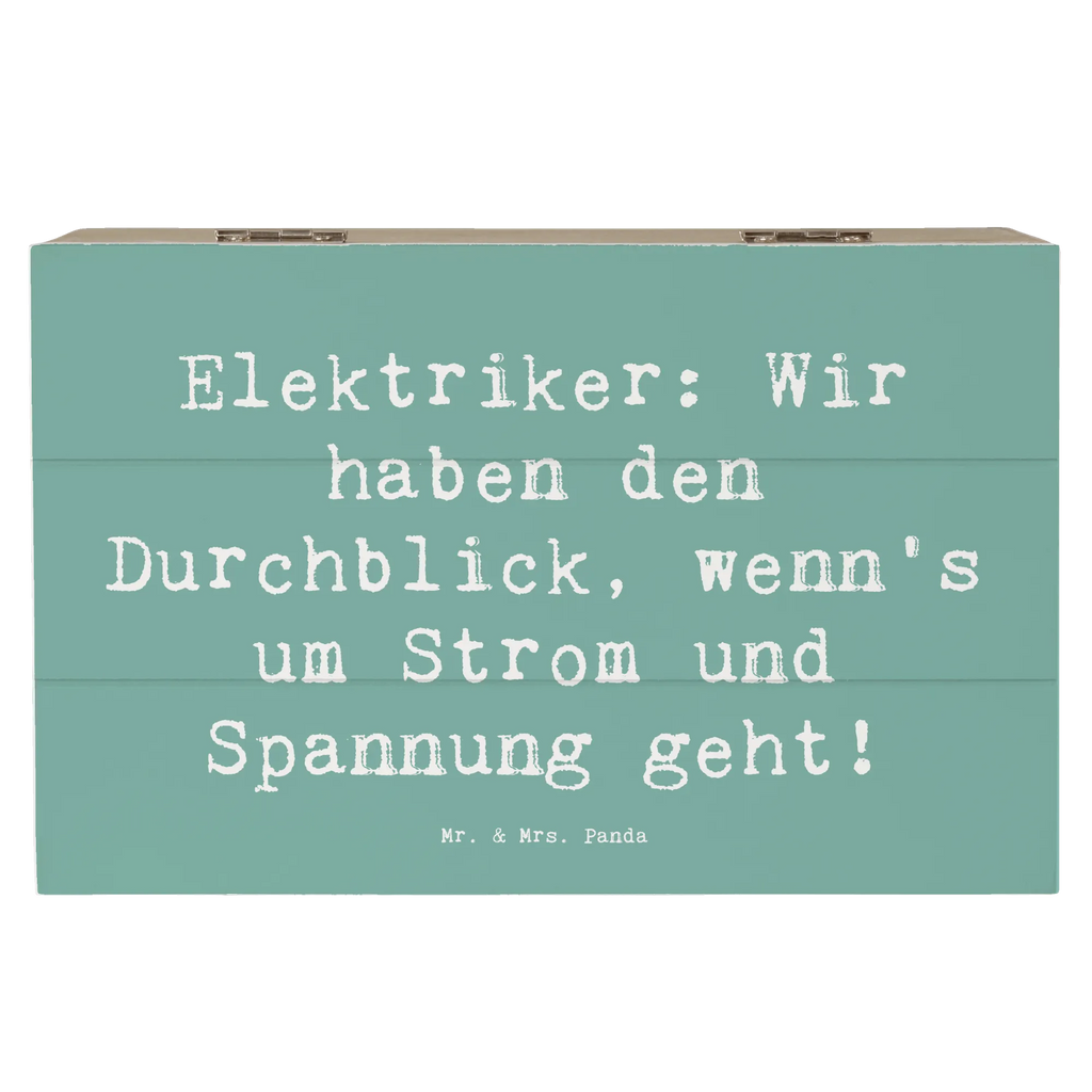 Wooden chest Saying Elektriker: Wir haben den Durchblick, wenn's um Strom und Spannung geht! Truhe, Holzkiste, Erinnerungskiste, Aufbewahrungsbox, Erinnerungsbox, Schatzkiste, Schatulle, Geschenkdose, XXL, Geschenkbox, Kiste, Dekokiste, Beruf, Ausbildung, Jubiläum, Abschied, Rente, Kollege, Kollegin, Geschenk, Schenken, Arbeitskollege, Mitarbeiter, Firma, Danke, Dankeschön
