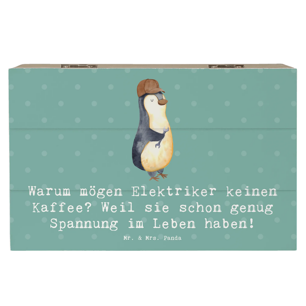 Holzkiste Elektriker Witz Schatulle, Geschenkdose, Schatzkiste, XXL, Erinnerungsbox, Dekokiste, Geschenkbox, Erinnerungskiste, Truhe, Holzkiste, Kiste, Aufbewahrungsbox, Beruf, Ausbildung, Jubiläum, Abschied, Rente, Kollege, Kollegin, Geschenk, Schenken, Arbeitskollege, Mitarbeiter, Firma, Danke, Dankeschön