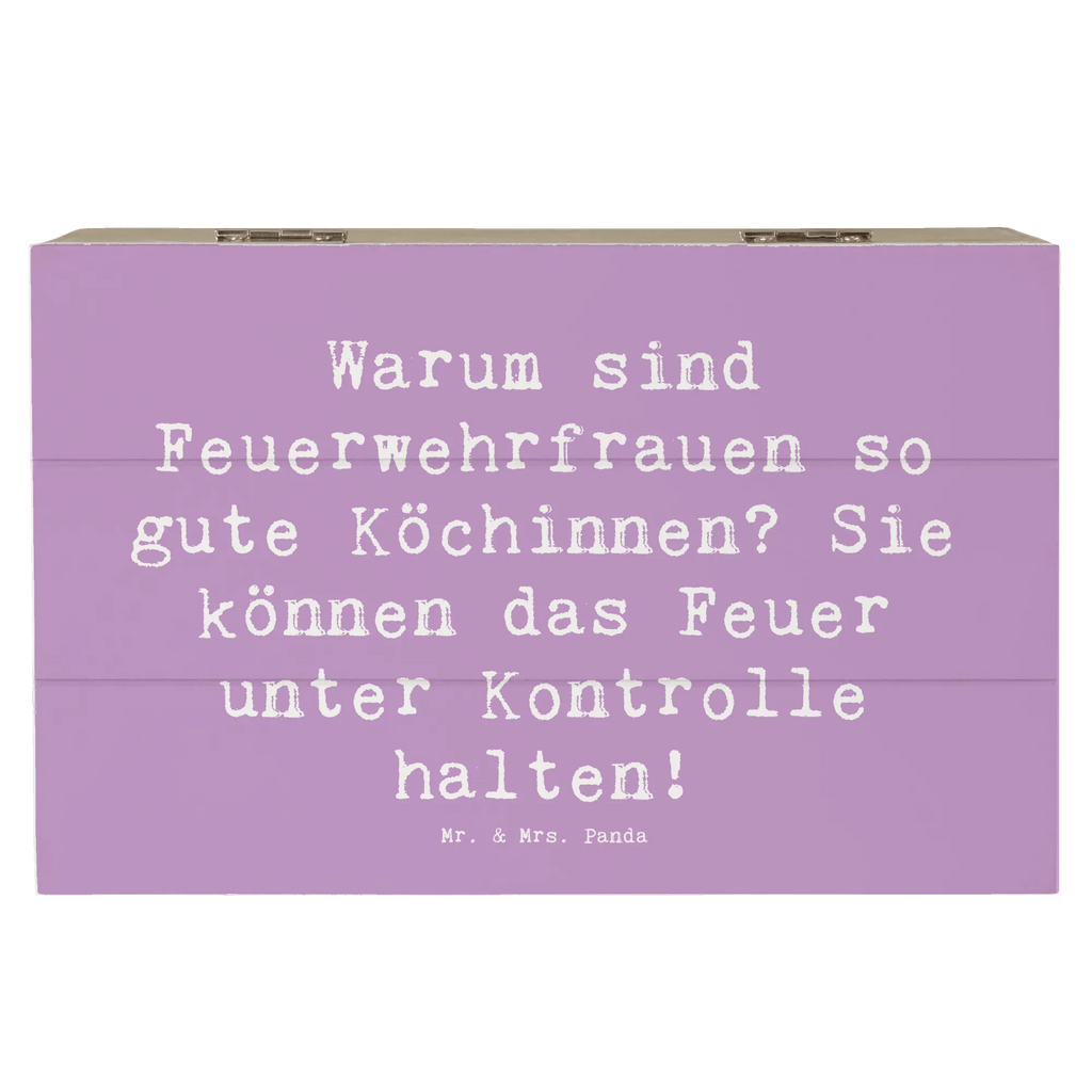 Wooden chest Saying Warum sind Feuerwehrfrauen so gute Köchinnen? Sie können das Feuer unter Kontrolle halten! Geschenkdose, Schatzkiste, Holzkiste, Dekokiste, Truhe, Aufbewahrungsbox, XXL, Erinnerungsbox, Geschenkbox, Schatulle, Erinnerungskiste, Kiste, Beruf, Ausbildung, Jubiläum, Abschied, Rente, Kollege, Kollegin, Geschenk, Schenken, Arbeitskollege, Mitarbeiter, Firma, Danke, Dankeschön