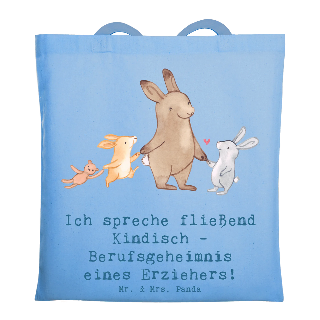 Tragetasche Erzieher Kindisch Jutebeutel, Umhängetasche, Schultertasche, Shopper, Beuteltasche, Beutel, Laptoptasche, Stoffbeutel, Einkaufstasche, Tragetasche, Badetasche, Jutetasche, Strandtasche, Tasche, Stofftasche, Einkaufstüte, Beruf, Ausbildung, Jubiläum, Abschied, Rente, Kollege, Kollegin, Geschenk, Schenken, Arbeitskollege, Mitarbeiter, Firma, Danke, Dankeschön