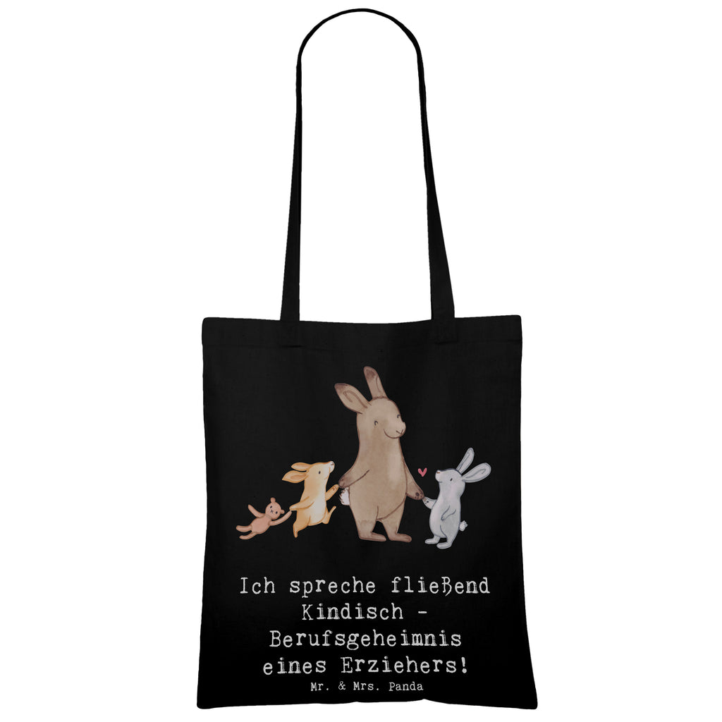 Tragetasche Erzieher Kindisch Jutebeutel, Umhängetasche, Schultertasche, Shopper, Beuteltasche, Beutel, Laptoptasche, Stoffbeutel, Einkaufstasche, Tragetasche, Badetasche, Jutetasche, Strandtasche, Tasche, Stofftasche, Einkaufstüte, Beruf, Ausbildung, Jubiläum, Abschied, Rente, Kollege, Kollegin, Geschenk, Schenken, Arbeitskollege, Mitarbeiter, Firma, Danke, Dankeschön