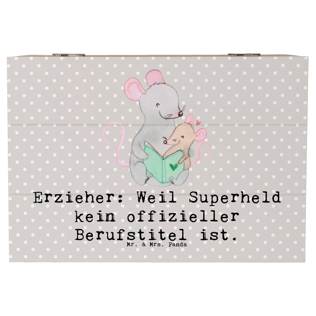Holzkiste Erzieher Superheld Geschenkbox, Kiste, XXL, Aufbewahrungsbox, Dekokiste, Truhe, Geschenkdose, Schatulle, Erinnerungskiste, Erinnerungsbox, Schatzkiste, Holzkiste, Beruf, Ausbildung, Jubiläum, Abschied, Rente, Kollege, Kollegin, Geschenk, Schenken, Arbeitskollege, Mitarbeiter, Firma, Danke, Dankeschön