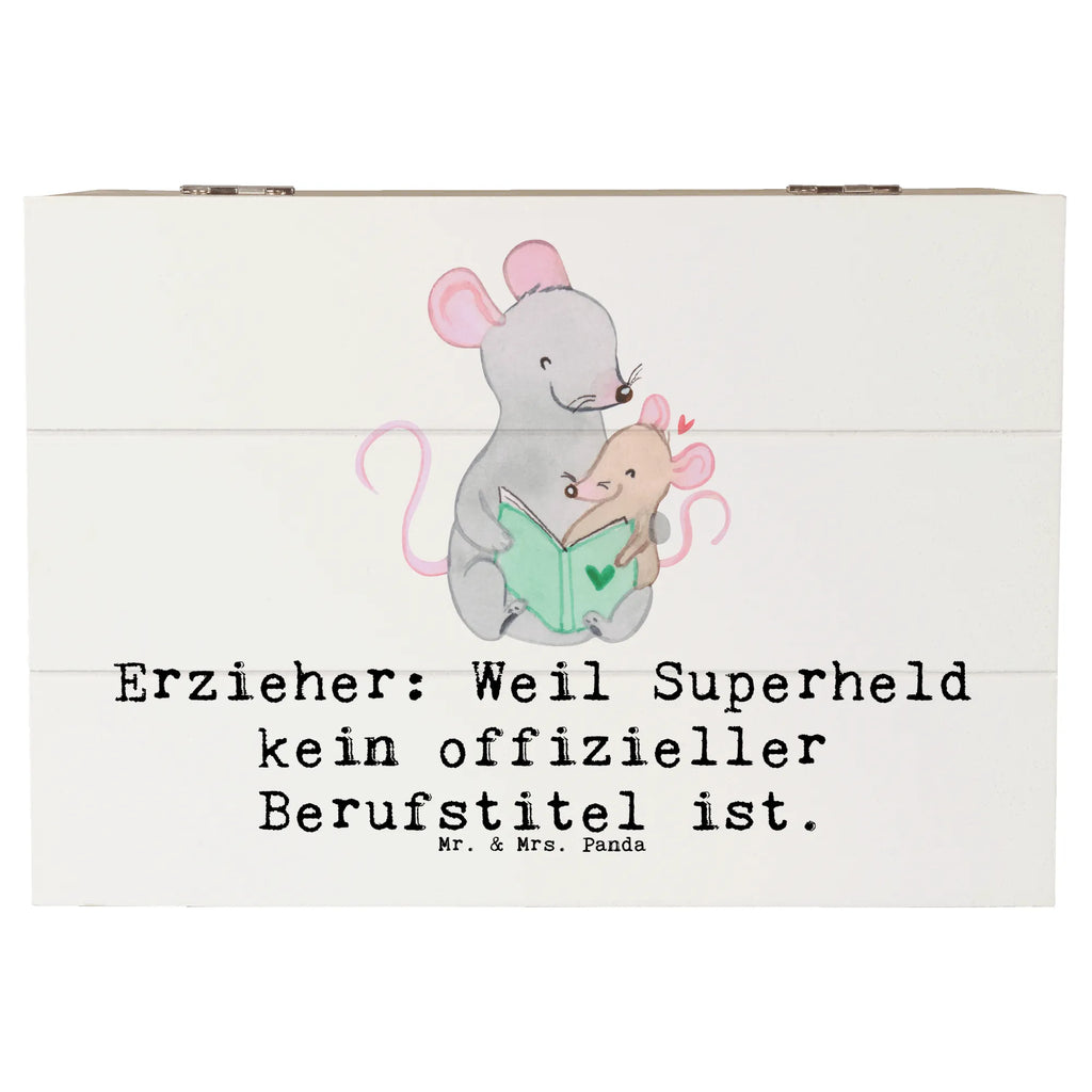 Holzkiste Erzieher Superheld Geschenkbox, Kiste, XXL, Aufbewahrungsbox, Dekokiste, Truhe, Geschenkdose, Schatulle, Erinnerungskiste, Erinnerungsbox, Schatzkiste, Holzkiste, Beruf, Ausbildung, Jubiläum, Abschied, Rente, Kollege, Kollegin, Geschenk, Schenken, Arbeitskollege, Mitarbeiter, Firma, Danke, Dankeschön