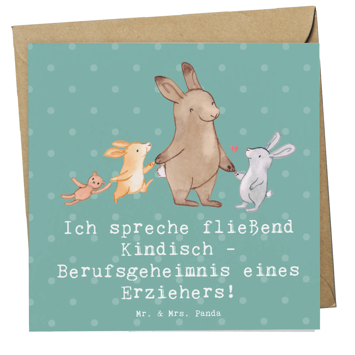 Deluxe Karte Erzieher Kindisch anlasskarte, Klappkarte, Glückwunschkarte, Grußkarte, doppelkarte, faltkarte, Firma, Mitarbeiter, Arbeitskollege, Kollegin, Kollege, Rente, Abschied, Ausbildung, Beruf, Jubiläum, Geschenk, Dankeschön, Danke, Schenken