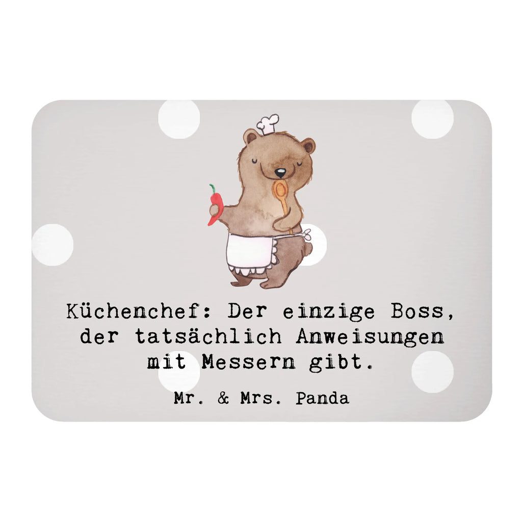 Magnet Küchenchef: Der einzige Boss, der tatsächlich Anweisungen mit Messern gibt. Whiteboard Magnet, Pinnwandmagnet, Notiz Magnet, Dekomagnet, Motivmagnete, Kühlschrank Dekoration, Souvenir Magnet, Kühlschrankmagnet, Beruf, Ausbildung, Jubiläum, Abschied, Rente, Kollege, Kollegin, Geschenk, Schenken, Arbeitskollege, Mitarbeiter, Firma, Danke, Dankeschön