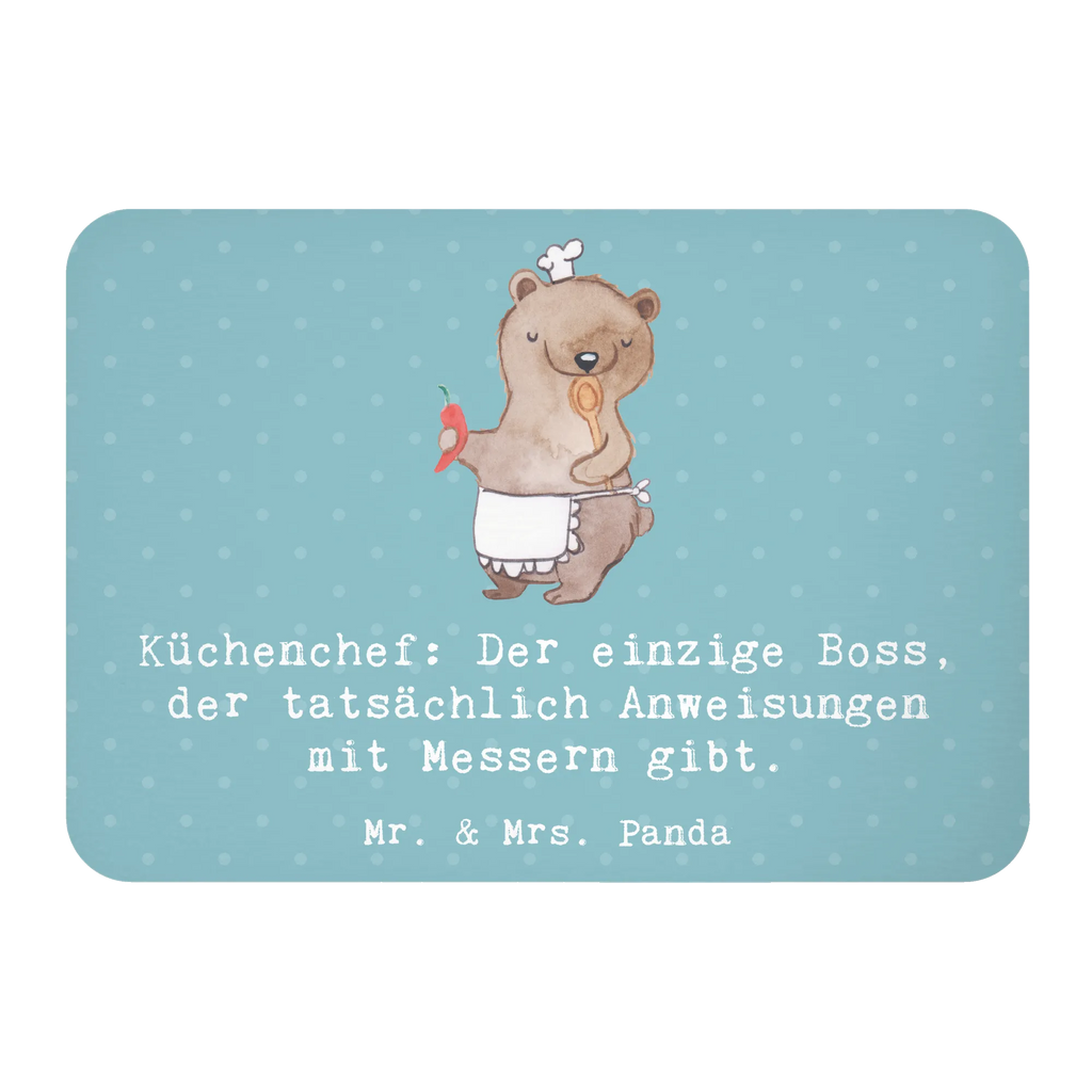 Magnet Küchenchef: Der einzige Boss, der tatsächlich Anweisungen mit Messern gibt. Whiteboard Magnet, Pinnwandmagnet, Notiz Magnet, Dekomagnet, Motivmagnete, Kühlschrank Dekoration, Souvenir Magnet, Kühlschrankmagnet, Beruf, Ausbildung, Jubiläum, Abschied, Rente, Kollege, Kollegin, Geschenk, Schenken, Arbeitskollege, Mitarbeiter, Firma, Danke, Dankeschön