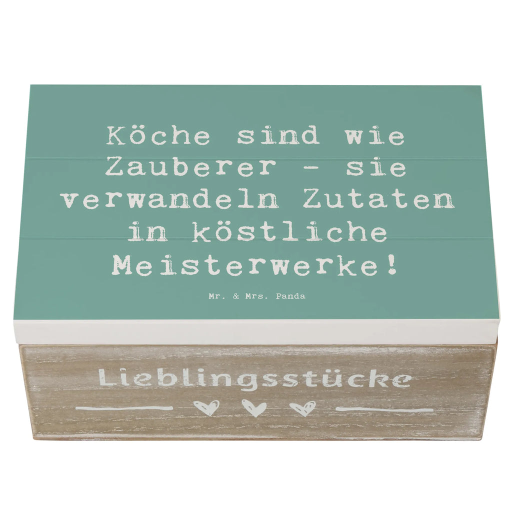 Holzkiste Spruch Köche sind wie Zauberer - sie verwandeln Zutaten in köstliche Meisterwerke! Holzkiste, Schatzkiste, Truhe, Erinnerungsbox, Dekokiste, Aufbewahrungsbox, Schatulle, Kiste, Erinnerungskiste, Geschenkbox, Geschenkdose, XXL, Beruf, Ausbildung, Jubiläum, Abschied, Rente, Kollege, Kollegin, Geschenk, Schenken, Arbeitskollege, Mitarbeiter, Firma, Danke, Dankeschön