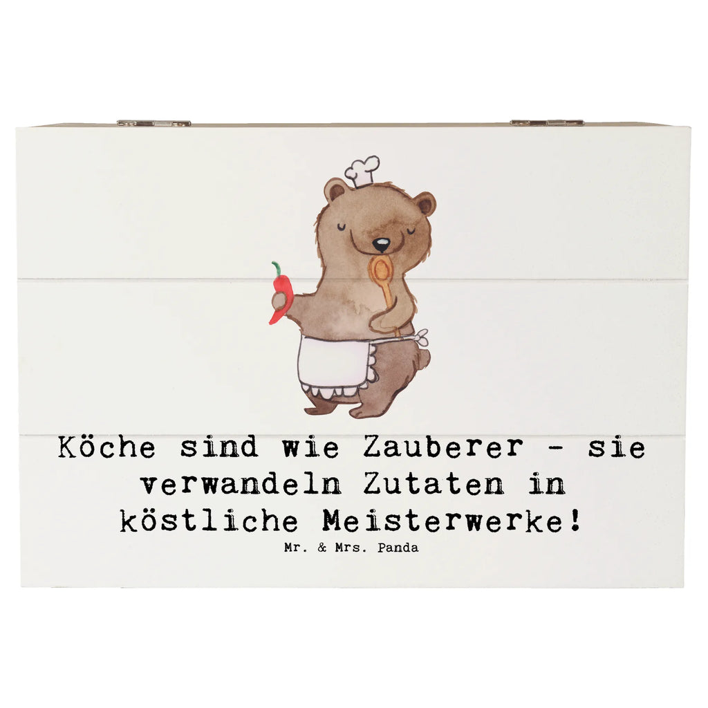 Holzkiste Köche sind wie Zauberer - sie verwandeln Zutaten in köstliche Meisterwerke! Erinnerungsbox, Schatulle, Dekokiste, Aufbewahrungsbox, Holzkiste, Geschenkdose, Truhe, Schatzkiste, Erinnerungskiste, Kiste, Geschenkbox, XXL, Beruf, Ausbildung, Jubiläum, Abschied, Rente, Kollege, Kollegin, Geschenk, Schenken, Arbeitskollege, Mitarbeiter, Firma, Danke, Dankeschön