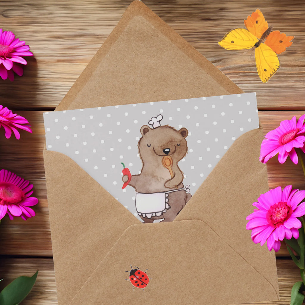 Deluxe Karte Küchenchef: Der einzige Boss, der tatsächlich Anweisungen mit Messern gibt. Einladungskarte, Hochwertige Grußkarte, Hochzeitskarte, Geburtstagskarte, Grußkarte, Hochwertige Klappkarte, Karte, Klappkarte, Glückwunschkarte, Beruf, Ausbildung, Jubiläum, Abschied, Rente, Kollege, Kollegin, Geschenk, Schenken, Arbeitskollege, Mitarbeiter, Firma, Danke, Dankeschön