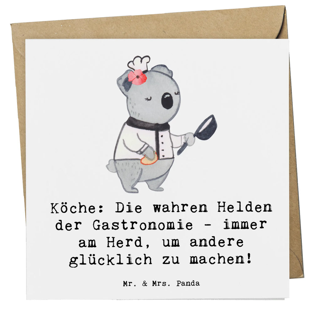 Deluxe Karte Köche: Die wahren Helden der Gastronomie - immer am Herd, um andere glücklich zu machen! Karte, Hochwertige Grußkarte, Glückwunschkarte, Geburtstagskarte, Einladungskarte, Grußkarte, Hochwertige Klappkarte, Klappkarte, Hochzeitskarte, Beruf, Ausbildung, Jubiläum, Abschied, Rente, Kollege, Kollegin, Geschenk, Schenken, Arbeitskollege, Mitarbeiter, Firma, Danke, Dankeschön