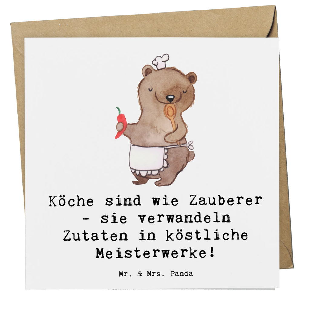 Deluxe Karte Köche sind wie Zauberer - sie verwandeln Zutaten in köstliche Meisterwerke! Grußkarte, Einladungskarte, Hochzeitskarte, Glückwunschkarte, Klappkarte, Hochwertige Klappkarte, Geburtstagskarte, Karte, Hochwertige Grußkarte, Beruf, Ausbildung, Jubiläum, Abschied, Rente, Kollege, Kollegin, Geschenk, Schenken, Arbeitskollege, Mitarbeiter, Firma, Danke, Dankeschön