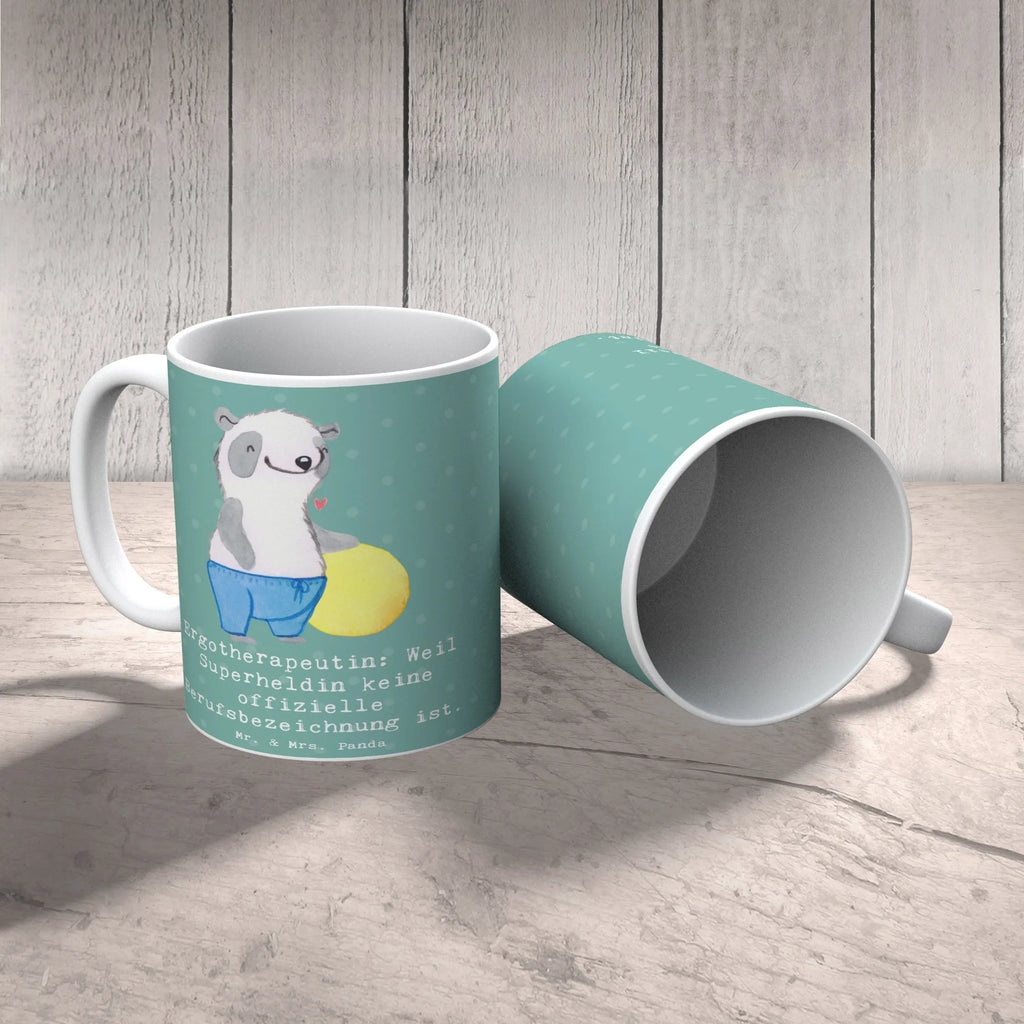 Mug Ergotherapeutin: Weil Superheldin keine offizielle Berufsbezeichnung ist. Tasse, Teetasse, Porzellantasse, Tasse mit Zitaten, Bürotasse, Geschenktasse, Tasse mit Motiven, Keramiktasse, Kaffeetasse, Beruf, Ausbildung, Jubiläum, Abschied, Rente, Kollege, Kollegin, Geschenk, Schenken, Arbeitskollege, Mitarbeiter, Firma, Danke, Dankeschön
