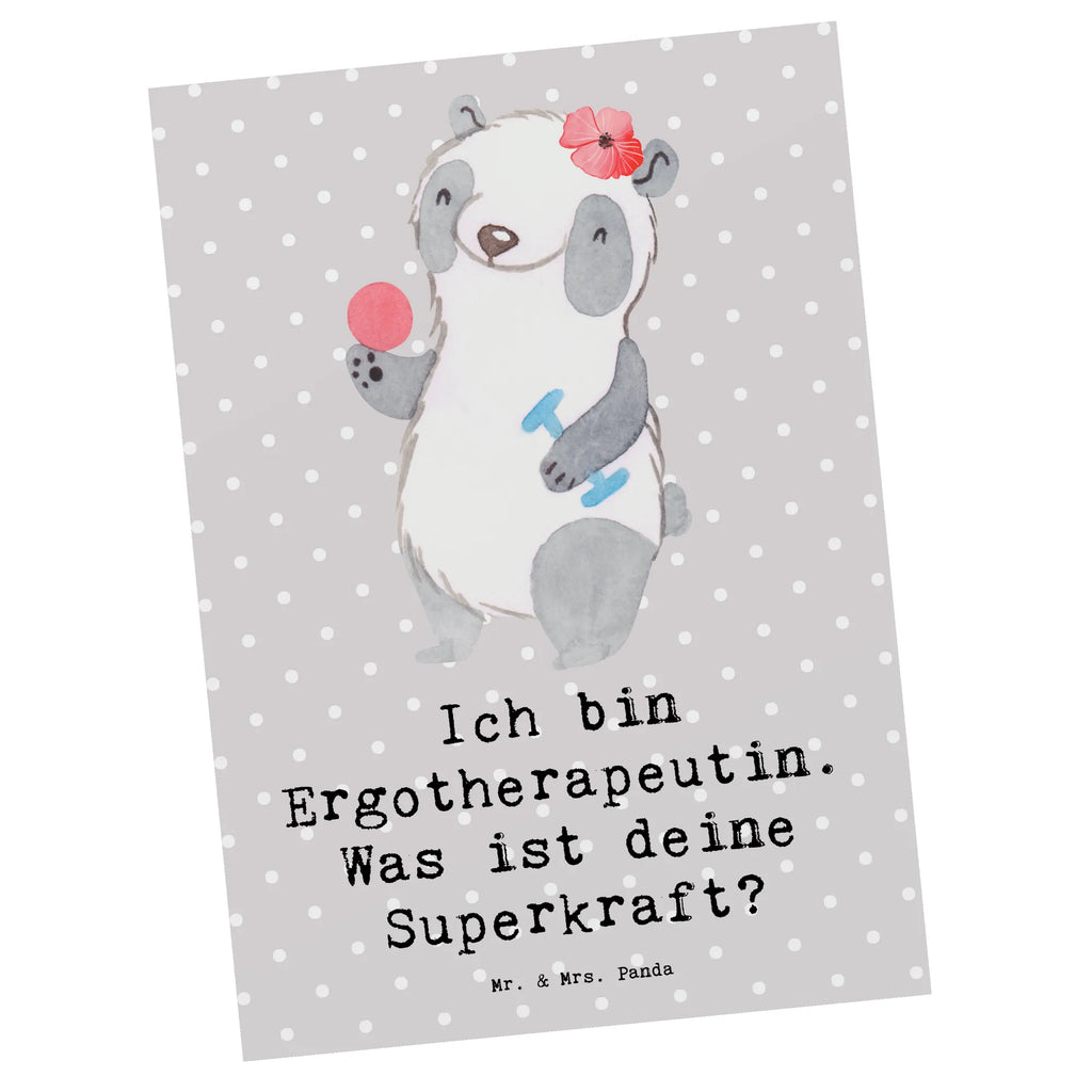 Postcard Ich bin Ergotherapeutin. Was ist deine Superkraft? Einladungskarte, Dankeskarte, Ansichtskarte, Einladung Geburtstag, Geburtstagskarte, Geschenkkarte, Karte, Einladungskarten Geburtstag, Grußkarte, Ansichtskarten, Postkarte, Einladung, Beruf, Ausbildung, Jubiläum, Abschied, Rente, Kollege, Kollegin, Geschenk, Schenken, Arbeitskollege, Mitarbeiter, Firma, Danke, Dankeschön