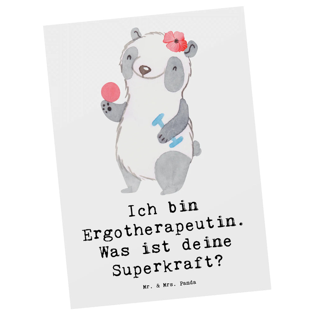 Postcard Ich bin Ergotherapeutin. Was ist deine Superkraft? Einladungskarte, Dankeskarte, Ansichtskarte, Einladung Geburtstag, Geburtstagskarte, Geschenkkarte, Karte, Einladungskarten Geburtstag, Grußkarte, Ansichtskarten, Postkarte, Einladung, Beruf, Ausbildung, Jubiläum, Abschied, Rente, Kollege, Kollegin, Geschenk, Schenken, Arbeitskollege, Mitarbeiter, Firma, Danke, Dankeschön