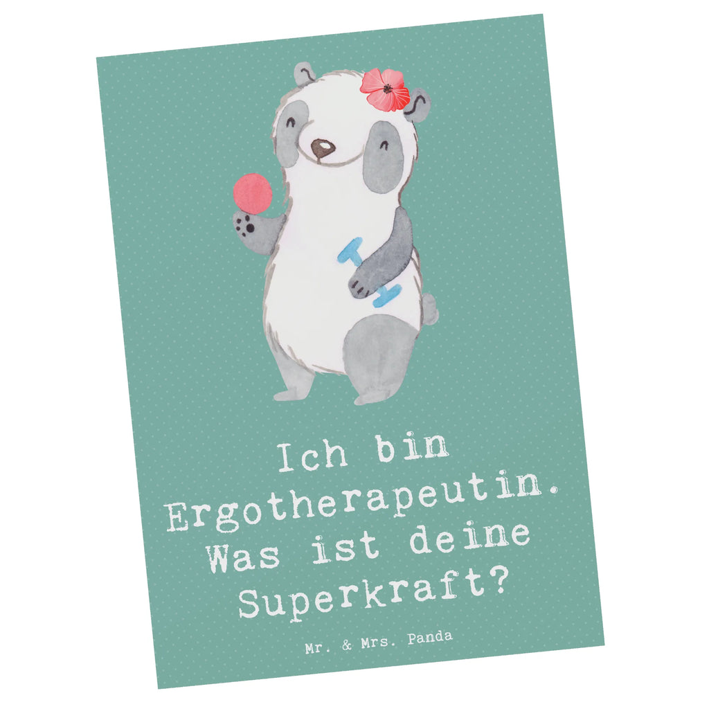 Postcard Ich bin Ergotherapeutin. Was ist deine Superkraft? Einladungskarte, Dankeskarte, Ansichtskarte, Einladung Geburtstag, Geburtstagskarte, Geschenkkarte, Karte, Einladungskarten Geburtstag, Grußkarte, Ansichtskarten, Postkarte, Einladung, Beruf, Ausbildung, Jubiläum, Abschied, Rente, Kollege, Kollegin, Geschenk, Schenken, Arbeitskollege, Mitarbeiter, Firma, Danke, Dankeschön