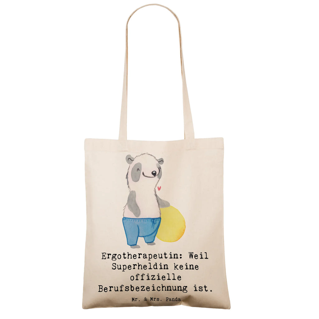 Tote bag Ergotherapeutin: Weil Superheldin keine offizielle Berufsbezeichnung ist. Schultertasche, Beuteltasche, Umhängetasche, Laptoptasche, Einkaufstüte, Stofftasche, Stoffbeutel, Tragetasche, Shopper, Tasche, Jutetasche, Jutebeutel, Badetasche, Einkaufstasche, Beutel, Strandtasche, Beruf, Ausbildung, Jubiläum, Abschied, Rente, Kollege, Kollegin, Geschenk, Schenken, Arbeitskollege, Mitarbeiter, Firma, Danke, Dankeschön