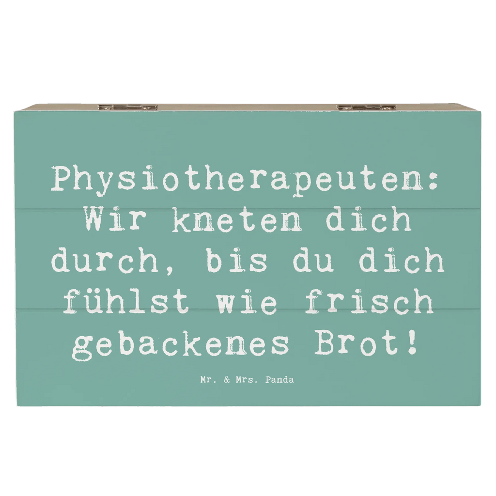 Wooden chest Saying Physiotherapeuten: Wir kneten dich durch, bis du dich fühlst wie frisch gebackenes Brot! Erinnerungskiste, Schatzkiste, Aufbewahrungsbox, Geschenkdose, Dekokiste, Schatulle, Kiste, Geschenkbox, Truhe, Erinnerungsbox, Holzkiste, XXL, Beruf, Ausbildung, Jubiläum, Abschied, Rente, Kollege, Kollegin, Geschenk, Schenken, Arbeitskollege, Mitarbeiter, Firma, Danke, Dankeschön
