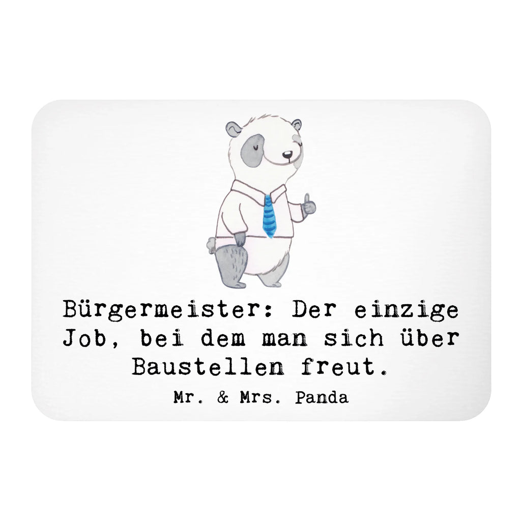 Magnet Bürgermeister: Der einzige Job, bei dem man sich über Baustellen freut. Motivmagnete, Kühlschrank Dekoration, Dekomagnet, Souvenir Magnet, Notiz Magnet, Pinnwandmagnet, Whiteboard Magnet, Kühlschrankmagnet, Beruf, Ausbildung, Jubiläum, Abschied, Rente, Kollege, Kollegin, Geschenk, Schenken, Arbeitskollege, Mitarbeiter, Firma, Danke, Dankeschön
